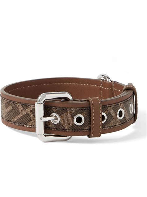 fendi cat collar|fendi brown dog collar.